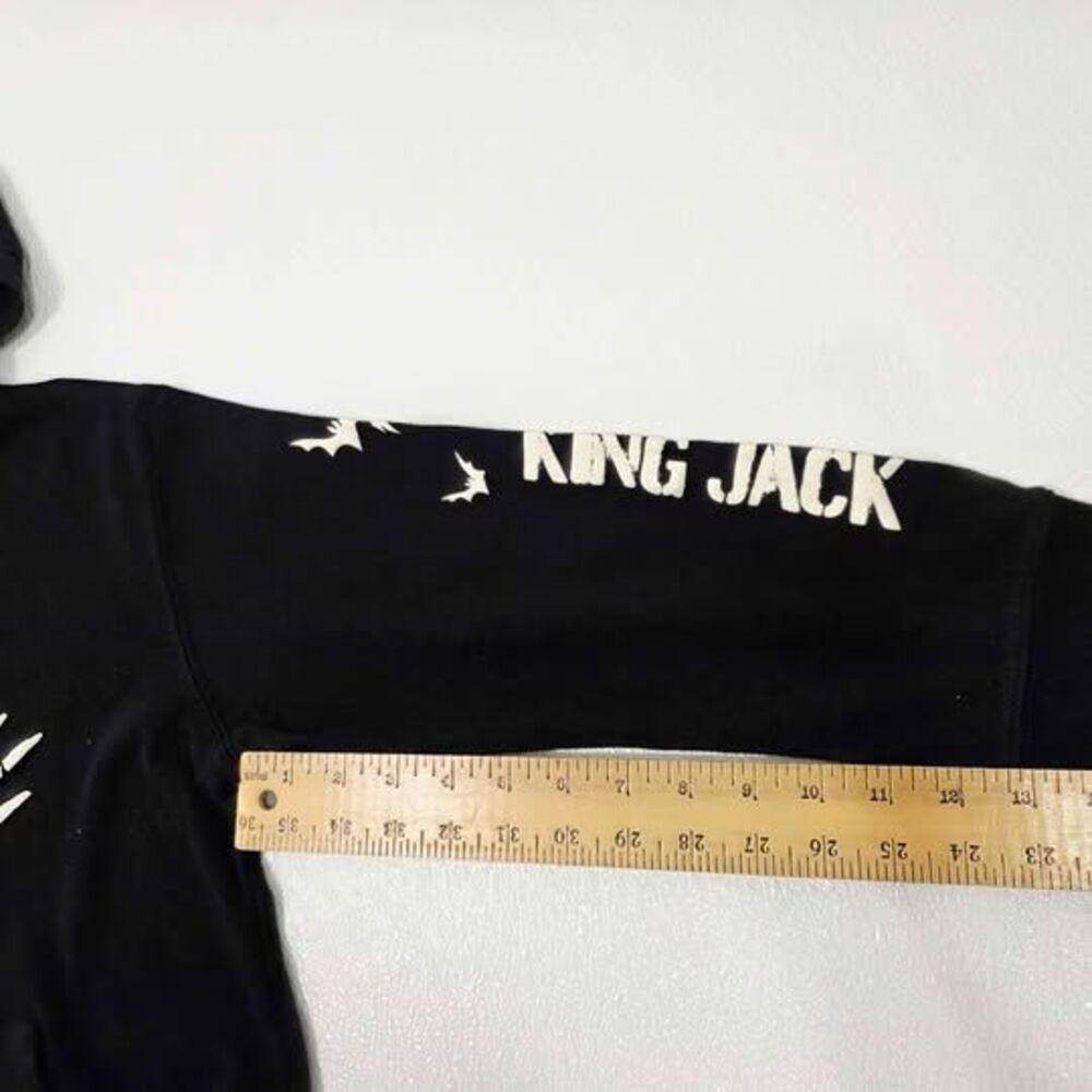 Disney Nightmare Before Christmas Jack Skellington hoodie 🖤 Youth Medium - Picture 7 of 7